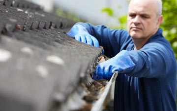 cleaning and inspecting Shade roofs